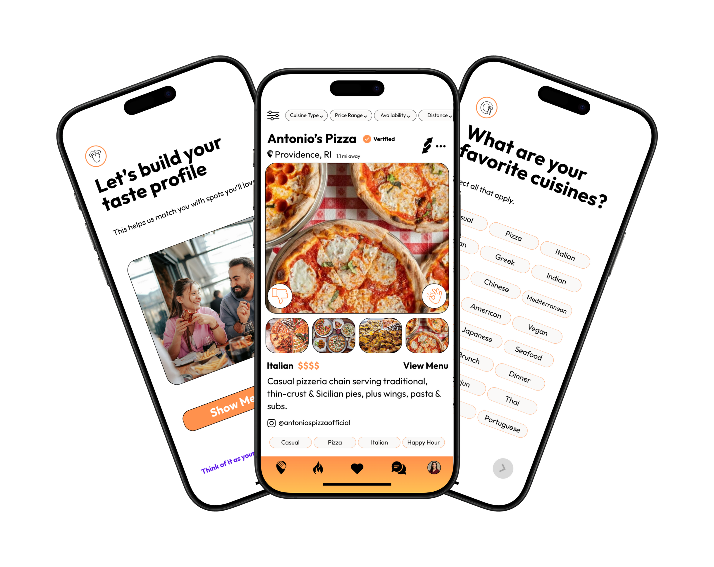Forksy app on phones